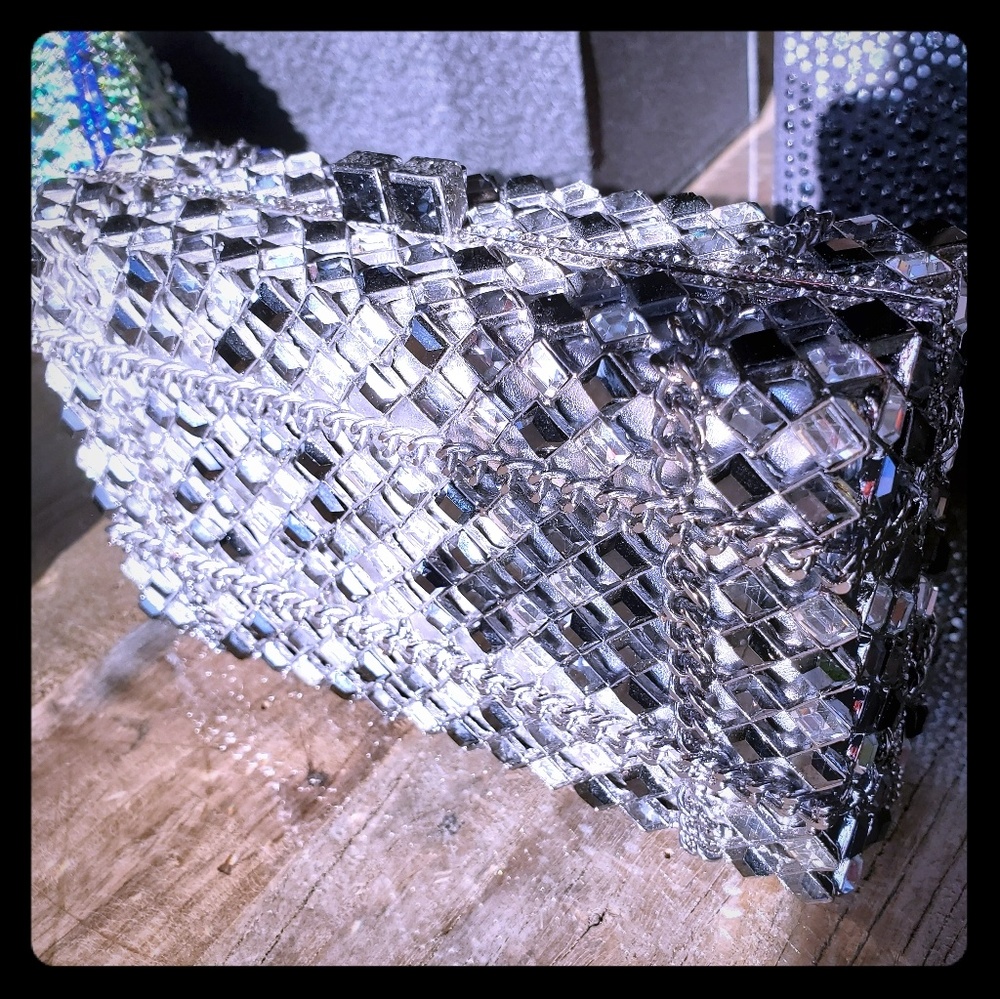 Rhinestone evening bag